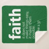 Faith シェルパブランケット (正面(横))