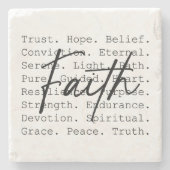 Faith ストーンコースター (正面)