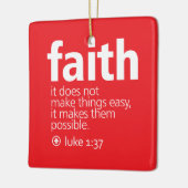 Faith セラミックオーナメント (左)