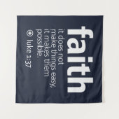 Faith タペストリー (正面(横))