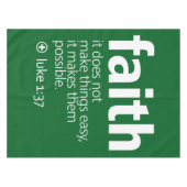 Faith テーブルクロス (正面(横))