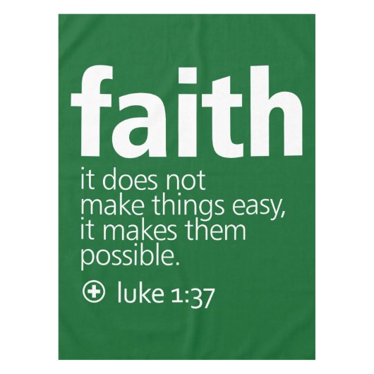 Faith テーブルクロス (正面)