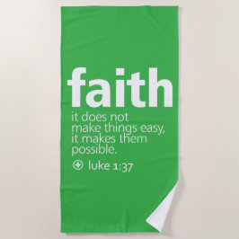 Faith ビーチタオル