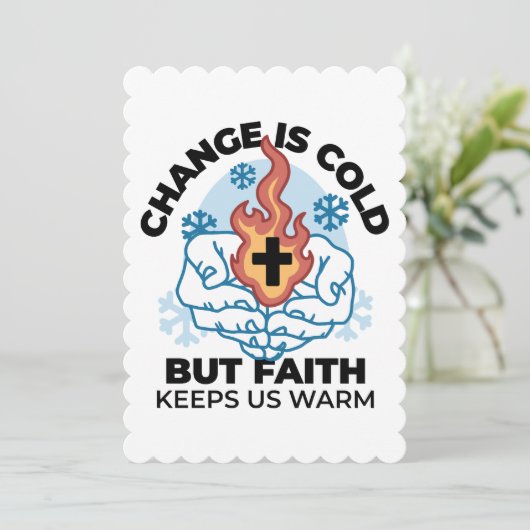 Faith 保 Us Warm - Upifting Winter Artwork (スタンド正面)