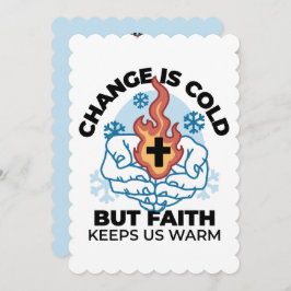 Faith 保 Us Warm - Upifting Winter Artwork