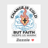 Faith 保 Us Warm - Upifting Winter Artwork シール (シート)