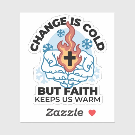 Faith 保 Us Warm - Upifting Winter Artwork シール (シート)