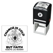 Faith 保 Us Warm - Upifting Winter Artwork セルフインキングスタンプ (インサイチュ)