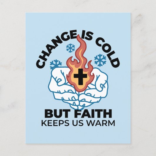 Faith 保 Us Warm - Upifting Winter Artwork チラシ (裏面)