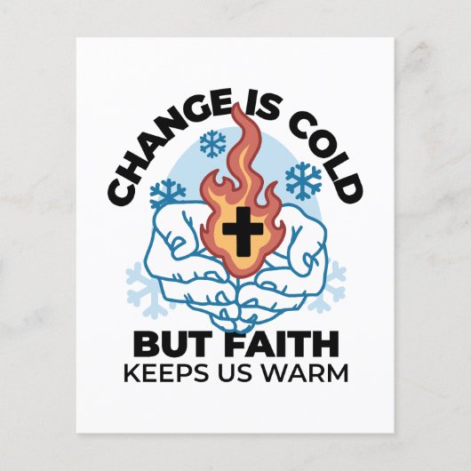 Faith 保 Us Warm - Upifting Winter Artwork チラシ (正面)