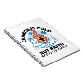 Faith 保 Us Warm - Upifting Winter Artwork ノートブック (右側)