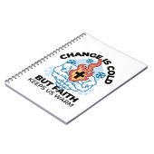 Faith 保 Us Warm - Upifting Winter Artwork ノートブック (左側)