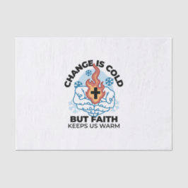 Faith 保 Us Warm - Upifting Winter Artwork 薄葉紙