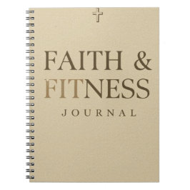 Faith and Fitness Journal – Christian Workout Plan ノートブック