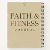 Faith and Fitness Journal – Christian Workout Plan ノートブック (裏面)