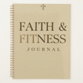 Faith and Fitness Journal – Christian Workout Plan プランナー手帳 (正面)