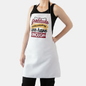 Faith and Gratitude Artwork – Uplifting Christian  エプロン (インサイチュ)