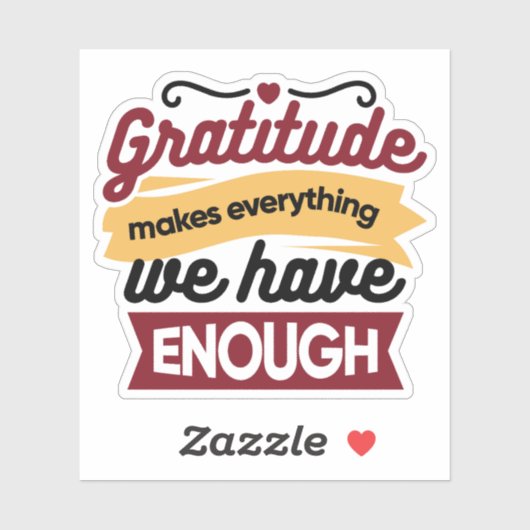 Faith and Gratitude Artwork – Uplifting Christian シール (シート)