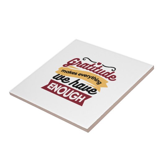 Faith and Gratitude Artwork – Uplifting Christian  タイル (側面)