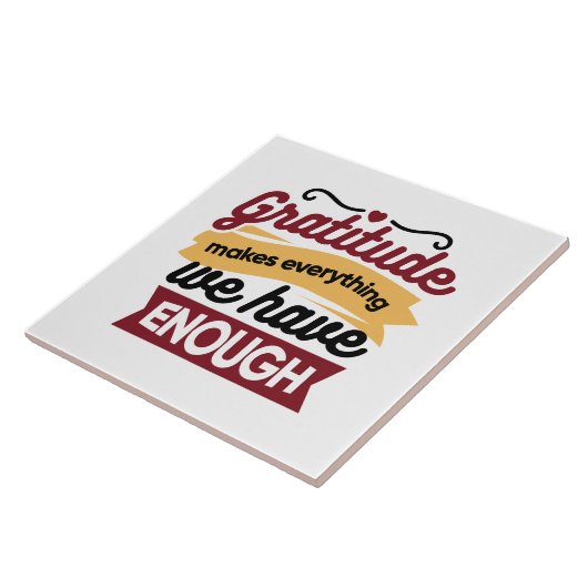 Faith and Gratitude Artwork – Uplifting Christian  タイル (側面)