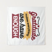 Faith and Gratitude Artwork – Uplifting Christian  タペストリー (正面(横))