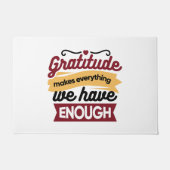 Faith and Gratitude Artwork – Uplifting Christian  ドアマット (正面)