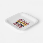 Faith and Gratitude Artwork – Uplifting Christian  ペーパープレート (傾斜あり)