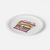 Faith and Gratitude Artwork – Uplifting Christian  ペーパープレート (アングル)