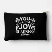 Faith and Happiness – Joy and Gladness Quotes アクセサリーポーチ (裏面)