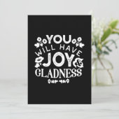 Faith and Happiness – Joy and Gladness Quotes シーズンカード (スタンド正面)
