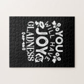 Faith and Happiness – Joy and Gladness Quotes ジグソーパズル (横)