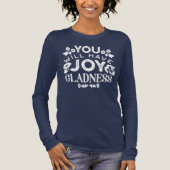 Faith and Happiness – Joy and Gladness Quotes トライブレンドＴシャツ (正面)