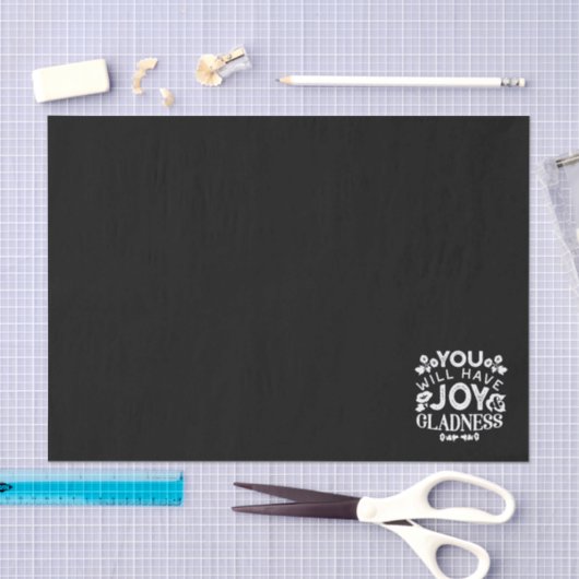 Faith and Happiness – Joy and Gladness Quotes 薄葉紙 (クラフト)