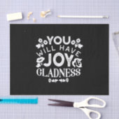 Faith and Happiness – Joy and Gladness Quotes 薄葉紙 (クラフト)