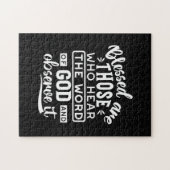 Faith and Obedience – Inspirational Scripture ジグソーパズル (横)