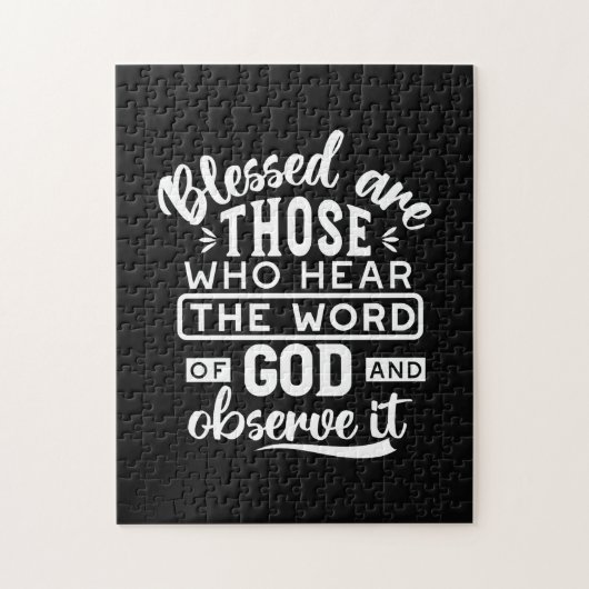 Faith and Obedience – Inspirational Scripture ジグソーパズル (縦)