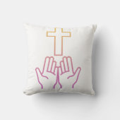 Faith and Worship Line Art pillows  クッション (正面)