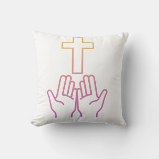 Faith and Worship Line Art pillows クッション