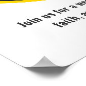 Faith Banner Christian Shield with Cross VBS 2026 ポスター (角)