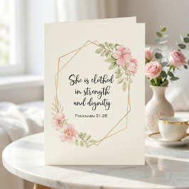 Faith-Based Encouragement for Women カード