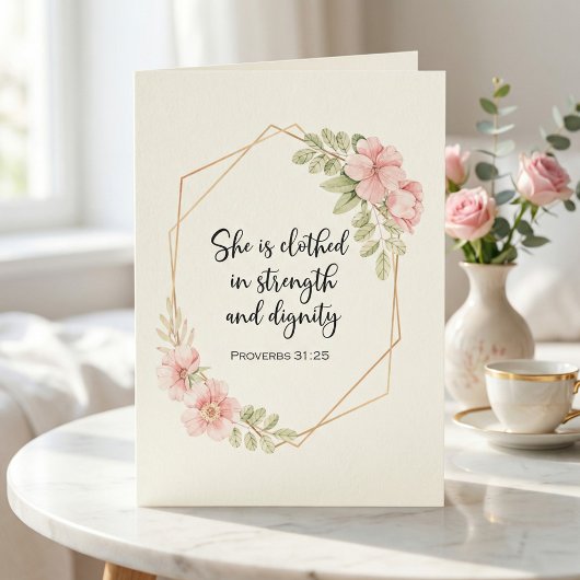 Faith-Based Encouragement for Women カード