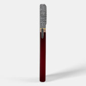 Faith Based Faux Neutral Hessian Embryo Red Heart  Case-Mate iPhoneケース (裏面 / 右)