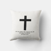 Faith Based Reversible Throw Pillow クッション (裏面)