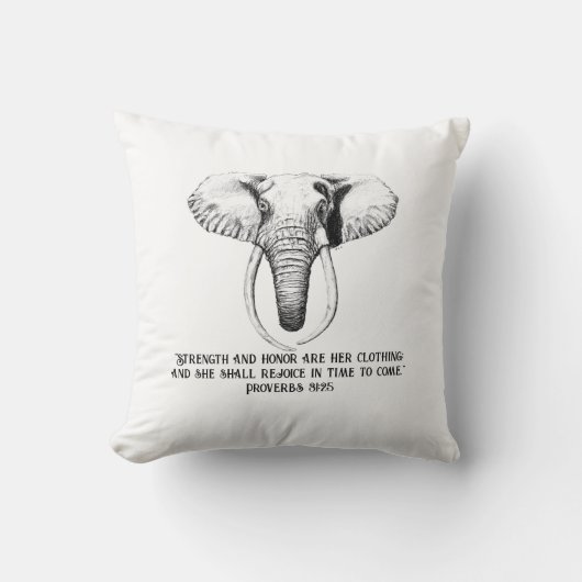 Faith Based Reversible Throw Pillow クッション (正面)