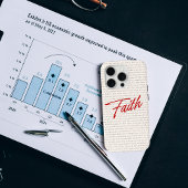 Faith Bible Verse Christian Phone Case for Women Case-Mate iPhoneケース