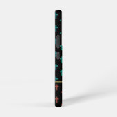 Faith Black Red Turquoise Crosses Lion of Judah Samsung Galaxyケース (右側面)