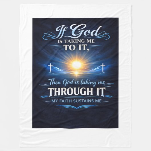 Faith Blanket フリースブランケット (正面)