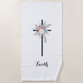 Faith Bouquet  ビーチタオル (正面)