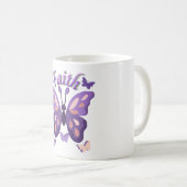 Faith Butterfly Coffee Mug コーヒーマグカップ (正面右)