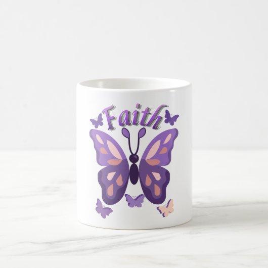 Faith Butterfly Coffee Mug コーヒーマグカップ (中央)